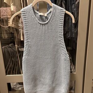Vince Gray Knit Tank Top